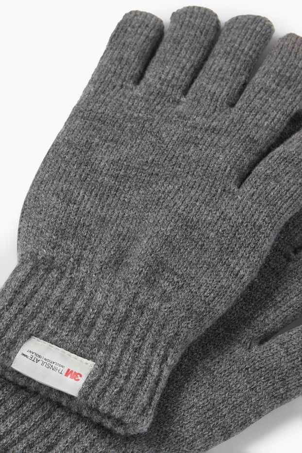 Men - Gloves - gray