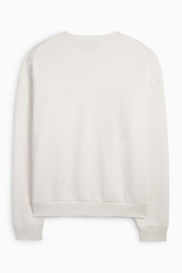 Herren - Sweatshirt - cremeweiß