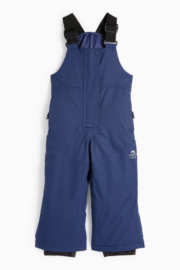 Enfants filles - Pantalon de ski - imperméable - bleu foncé