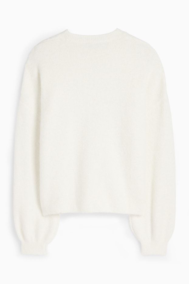 Damen - Pullover - weiß