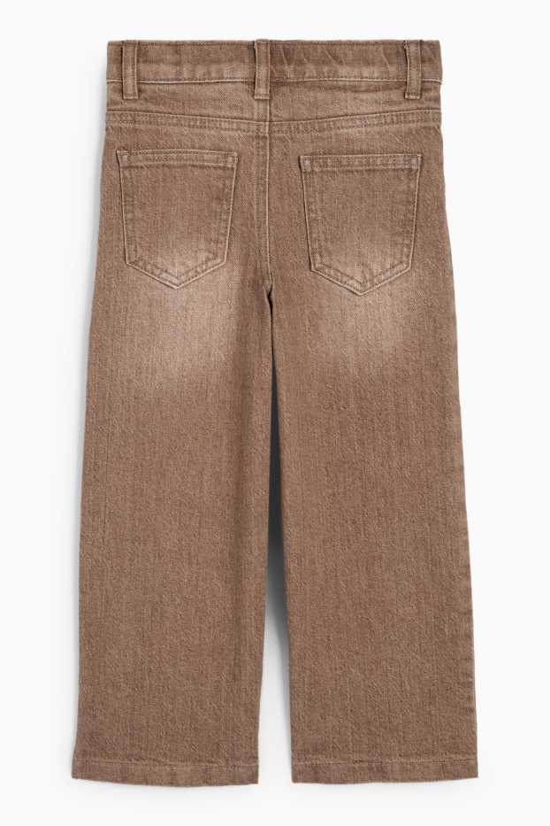 Copii - Băieți - Loose fit jeans - jeans termoizolanți - gri-maro