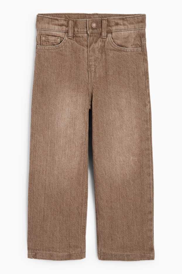 Copii - Băieți - Loose fit jeans - jeans termoizolanți - gri-maro