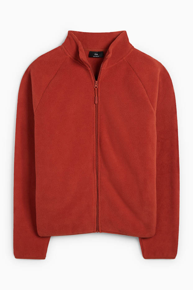Hommes - Veste en polaire - orange foncé