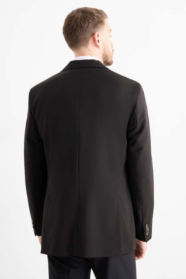 Bărbați - Sacou modular - regular fit - Flex - amestec de lână - LYCRA® - negru