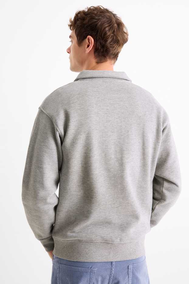Uomo - Polo - relaxed fit - grigio chiaro melange