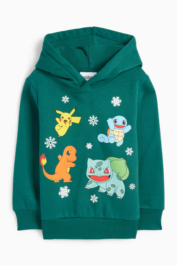 Kinder Buben - Pokémon - Hoodie - dunkelgrün