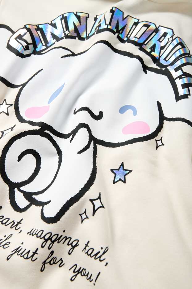 Kinder Mädchen - Cinnamoroll - Hoodie - cremeweiß