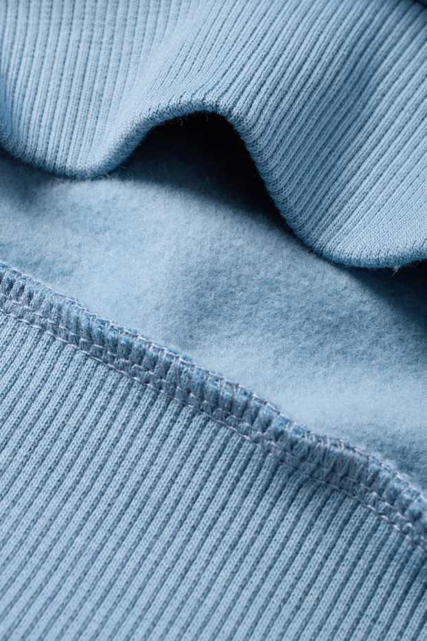 Kinderen: jongens - Dinosaurus, tijger en voertuigen - hoodie - blauw