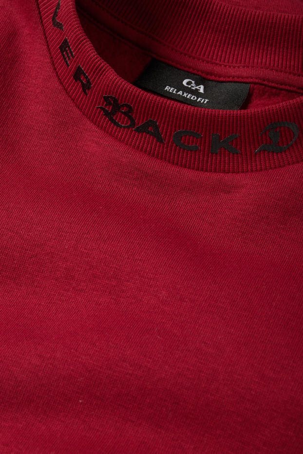 Herren - Sweatshirt - dunkelrot