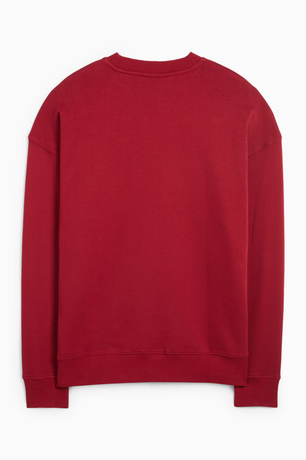 Herren - Sweatshirt - dunkelrot
