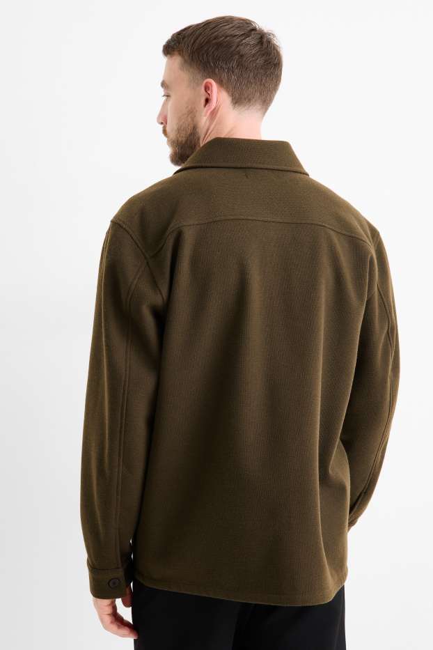 Herren - Hemd - Relaxed Fit - Kent - dunkelgrün