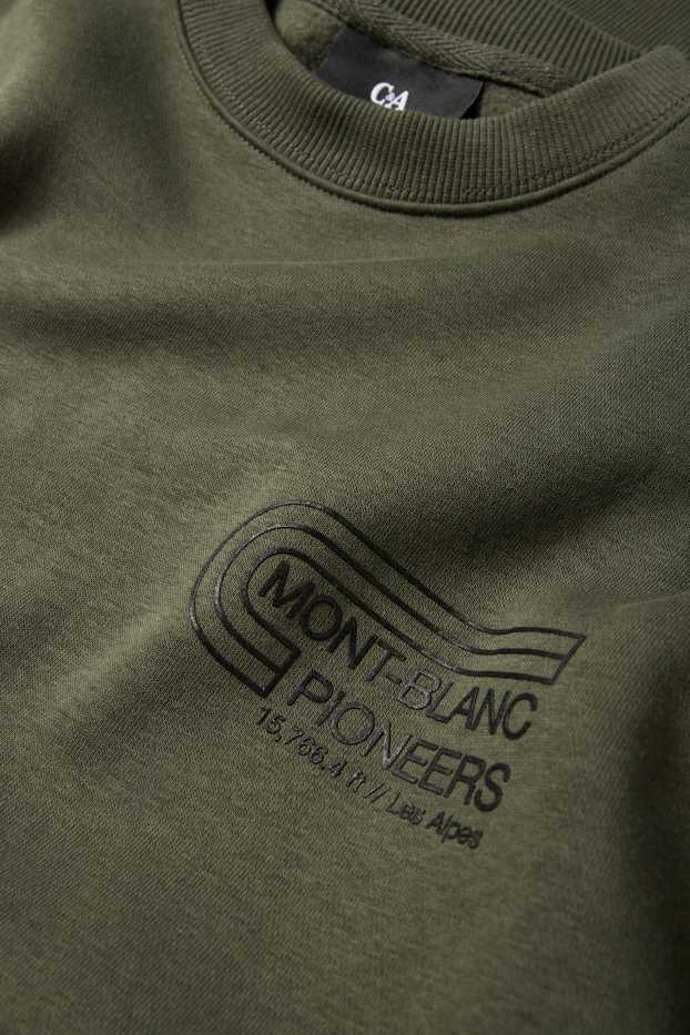 Men - Sweatshirt - dark green
