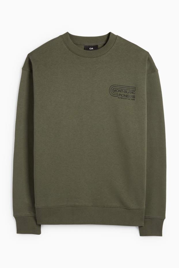 Men - Sweatshirt - dark green