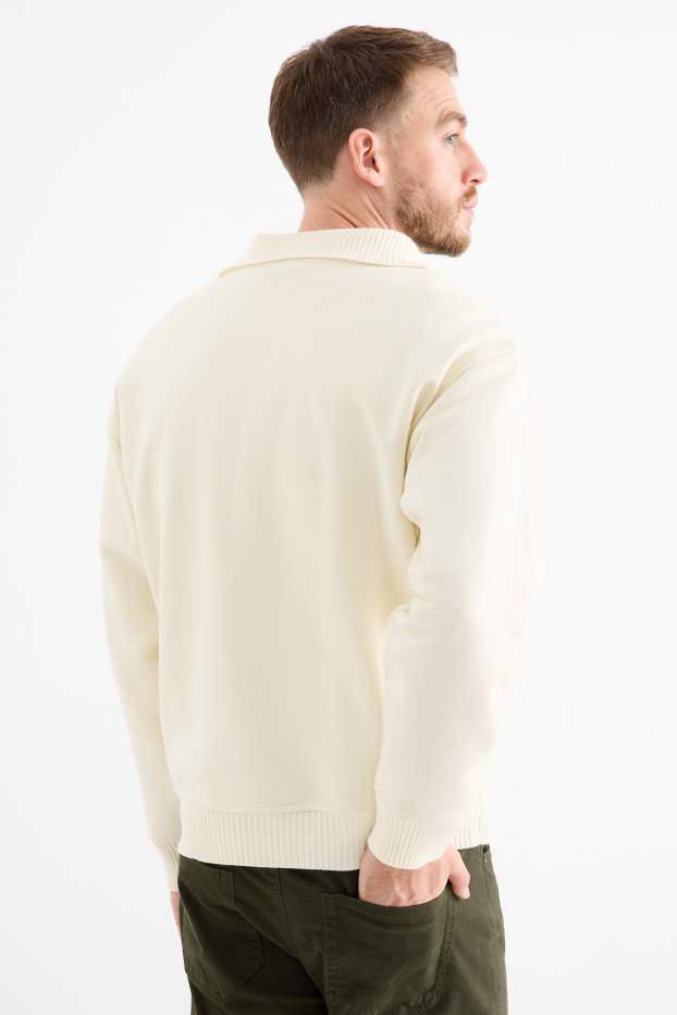 Men - Sweatshirt - cremewhite