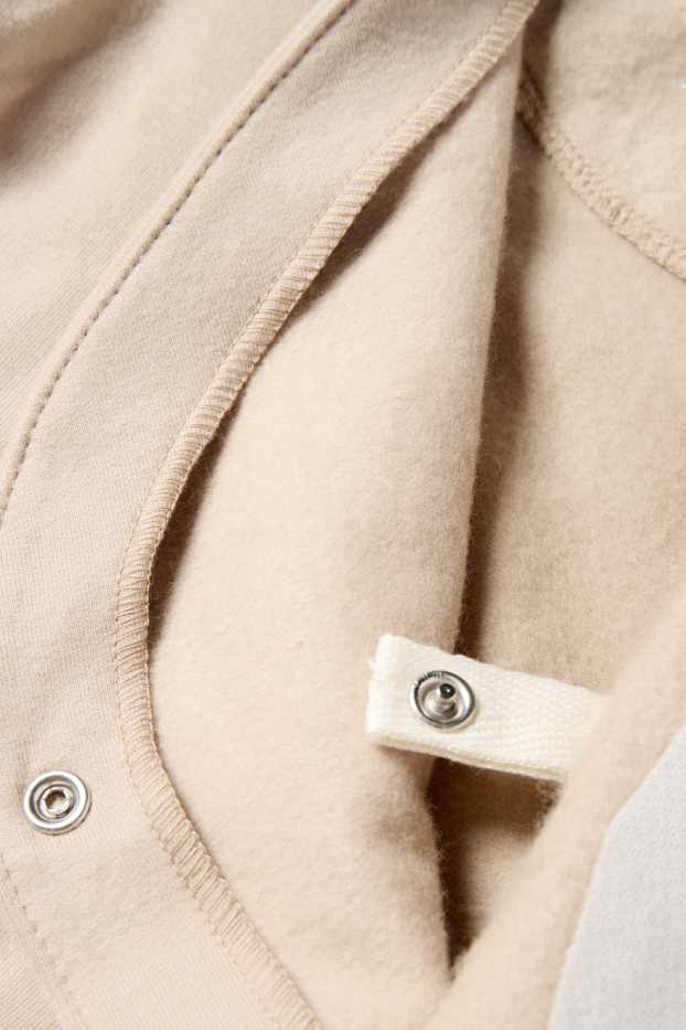 Unisexe - Ours polaire - tenue nouveau-né - 2 pièces - beige
