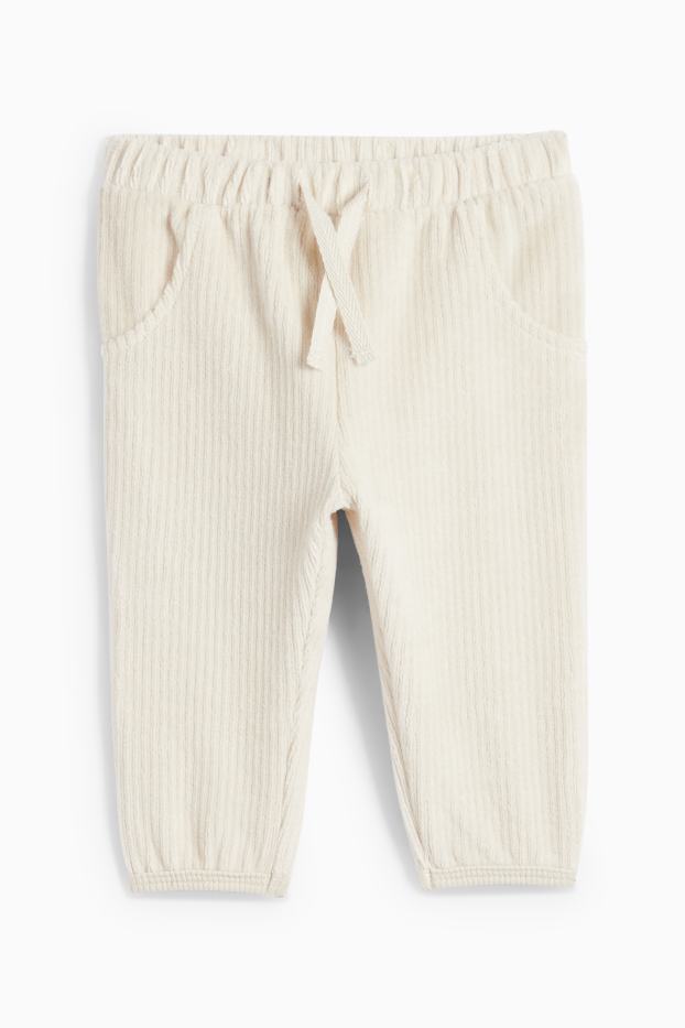 Baby Buben - Fuchs - Baby-Outfit - gerippt - 2 teilig - beige