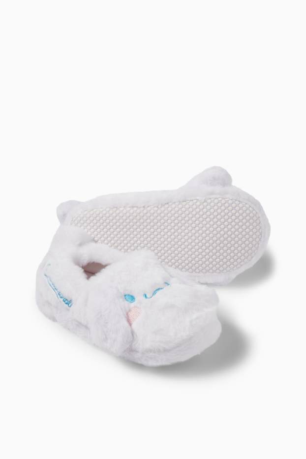 Kinder Mädchen - Cinnamoroll - Hausschuhe - weiss