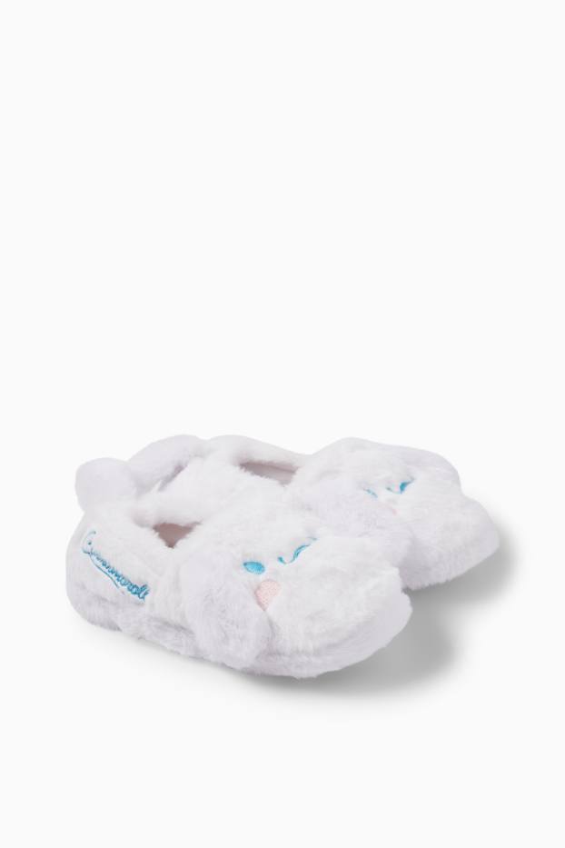 Kinder Mädchen - Cinnamoroll - Hausschuhe - weiss
