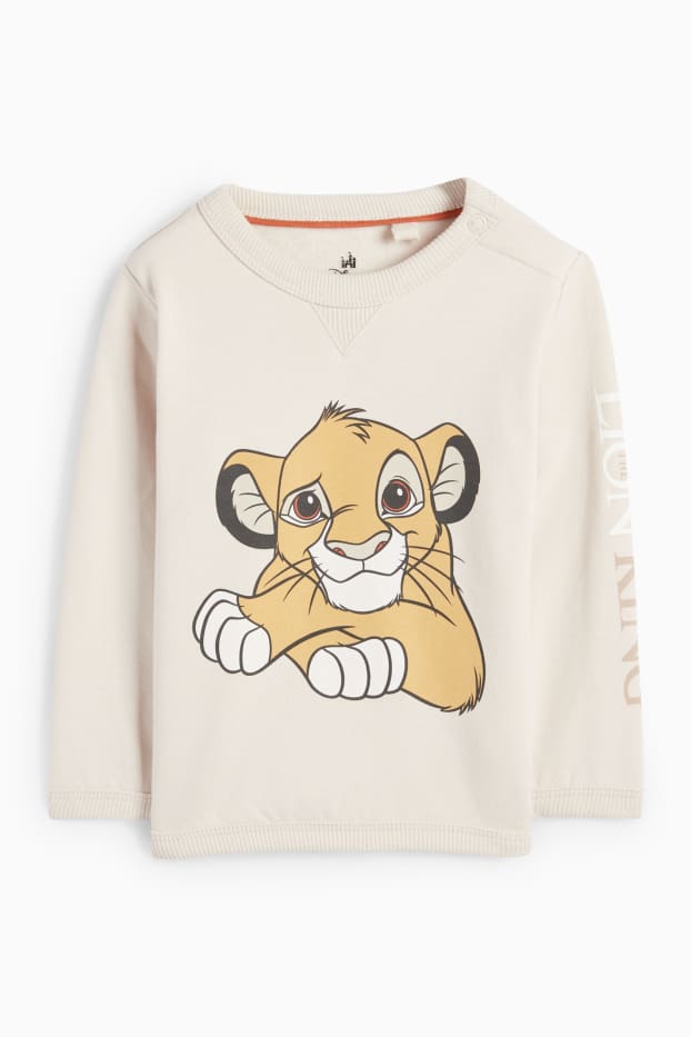 Miminka - chlapci - Lví král - outfit pro miminka - 2dílný - světle béžová
