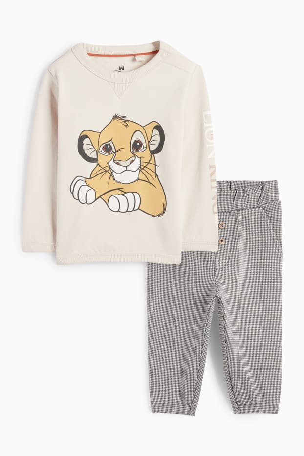 Bébés garçons - Le Roi Lion - tenue pour bébé - 2 pièces - beige clair