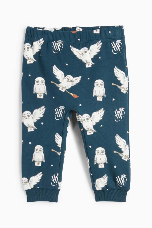 Unisex - Harry Potter - babypyjama - 2-delig - donkerblauw / wit