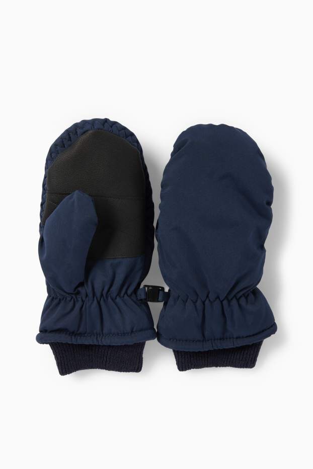Kinderen: jongens - Wanten - gevoerd - donkerblauw