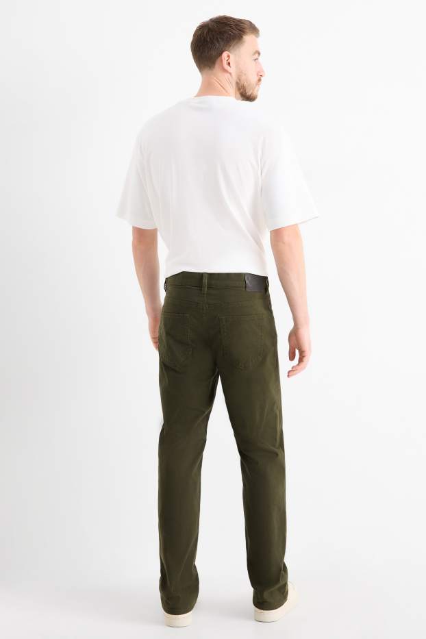 Herren - Thermohose - Regular Fit - dunkelgrün
