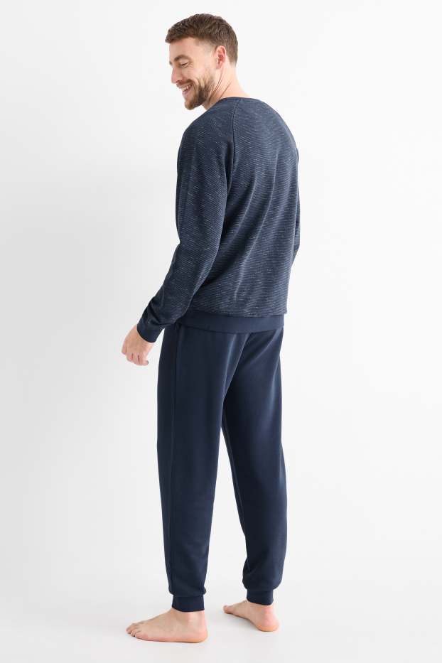 Herren - Pyjama - dunkelblau