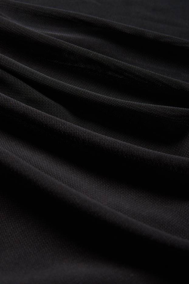 Dames - Body - mesh - zwart