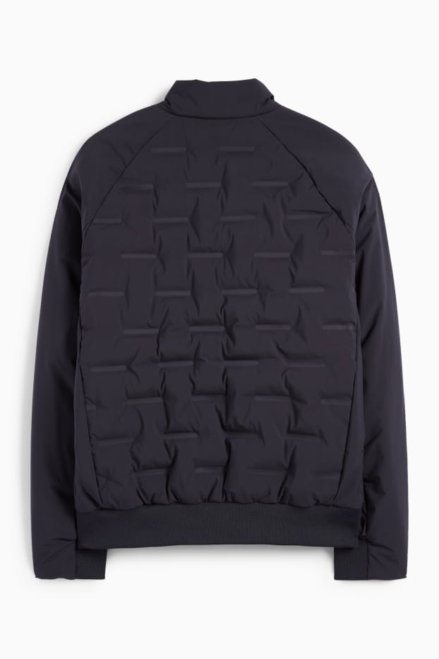 Men - Quilted jacket - water-repellent - dark blue