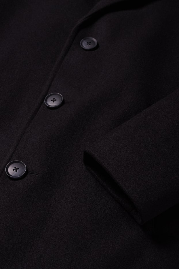 Hommes - Manteau - bleu foncé