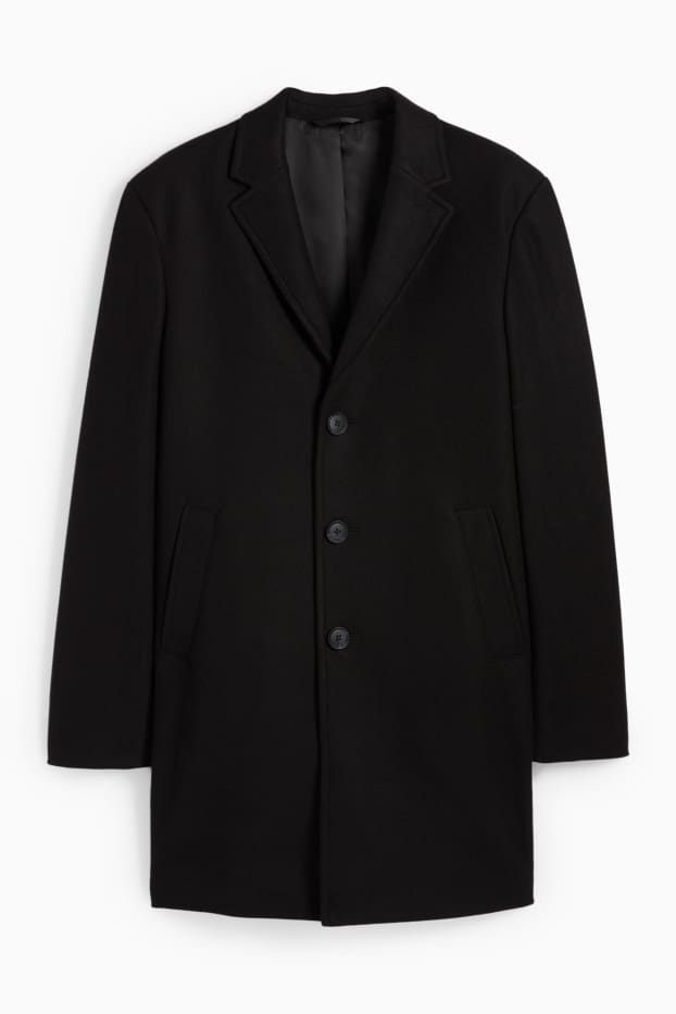 Hommes - Manteau - bleu foncé