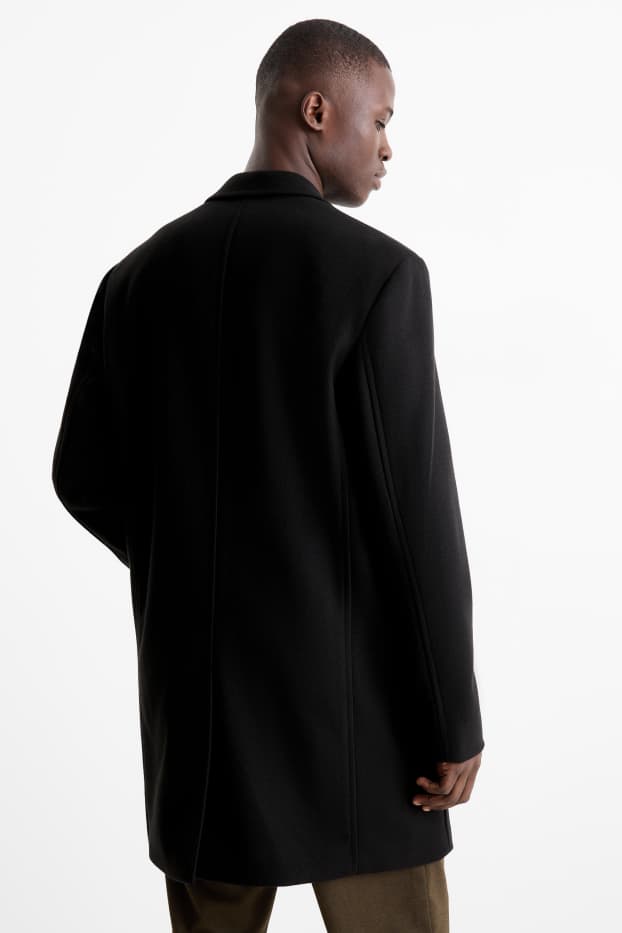 Hommes - Manteau - bleu foncé