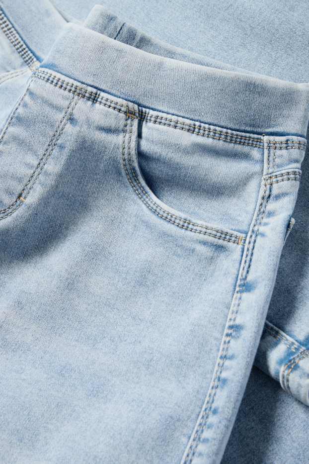 Kinder Mädchen - Wide Leg Jeggings - helljeansblau