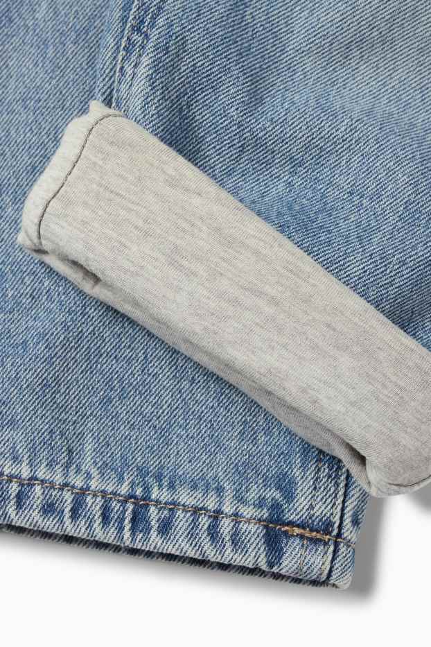 Copii - Băieți - Loose jeans - jeans termoizolanți - denim-albastru deschis