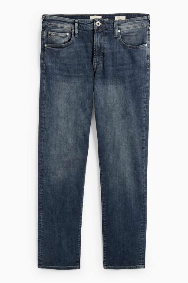 Herren - Straight Jeans - LYCRA® - dunkeljeansblau