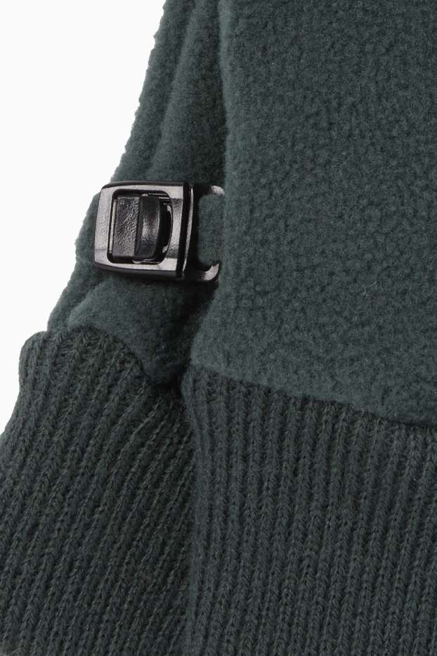 Kinderen: jongens - Fleece handschoenen - donkergroen