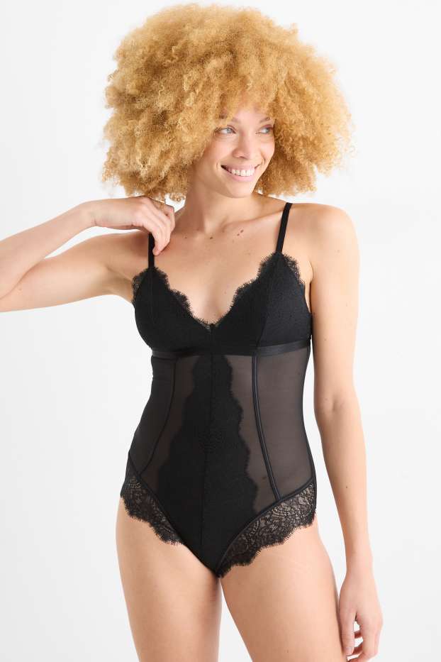 Damen - Body - schwarz