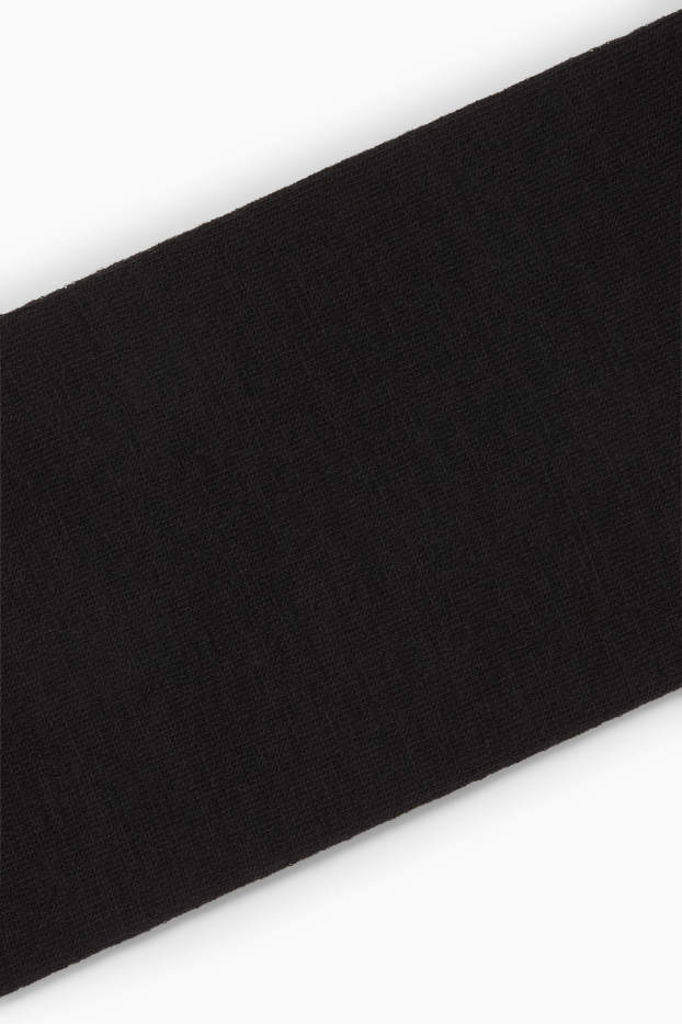 Women - Tights - wool blend - black