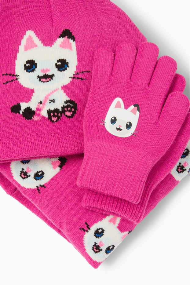 Kinderen: meisjes - Accessoires-set - fuchsiarood