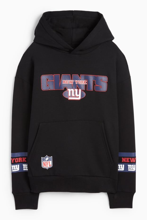 Děti - chlapci - NFL New York Giants - mikina s kapucí - černá
