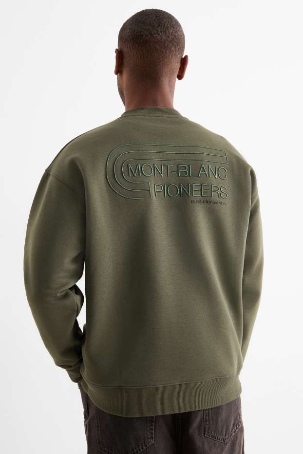 Men - Sweatshirt - dark green