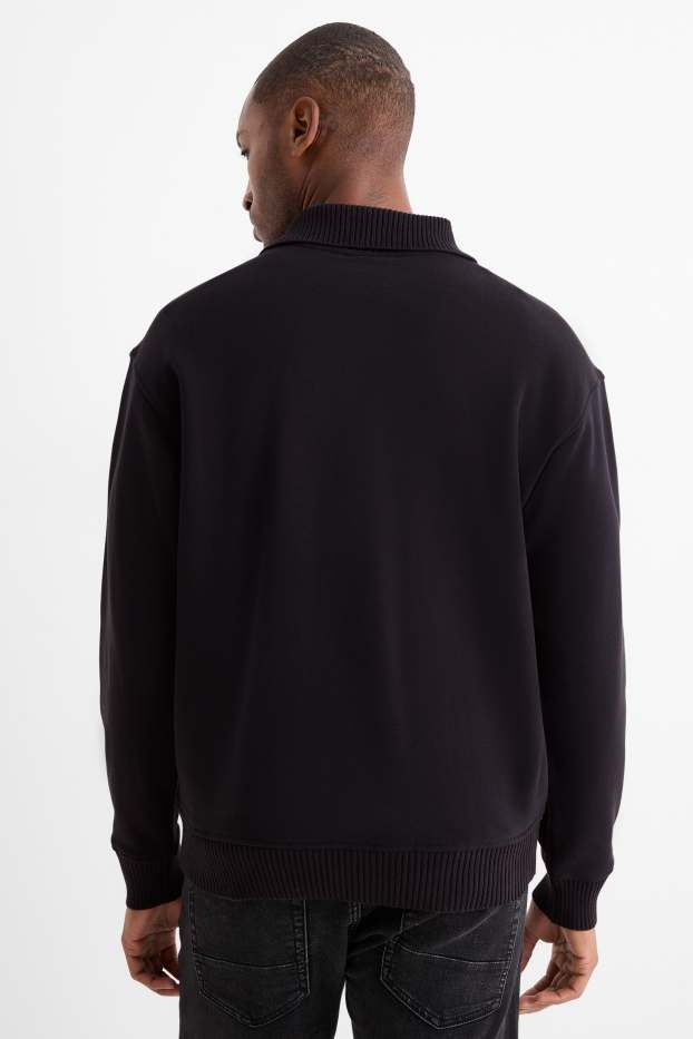 Heren - Sweatshirt - zwart