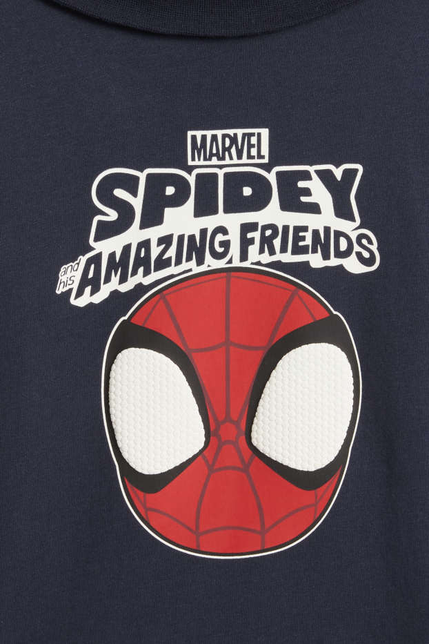 Kinder Buben - Multipack 3er - Spidey - Rollkragenshirt - bordeaux