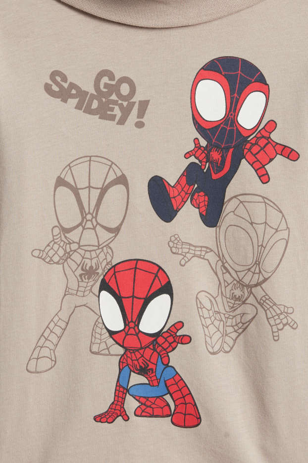 Kinder Buben - Multipack 3er - Spidey - Rollkragenshirt - bordeaux