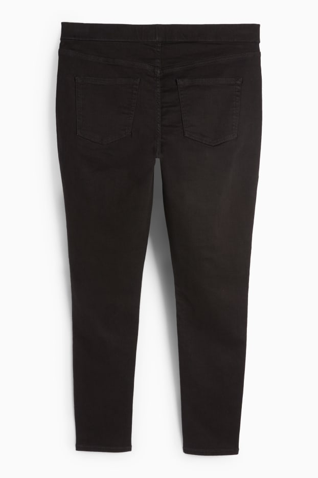 Femmes - Jegging jean - mid waist - noir