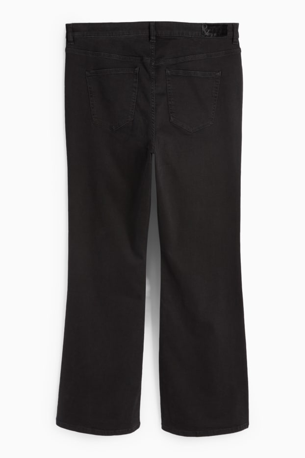 Femmes - Flared jean - high waist - noir
