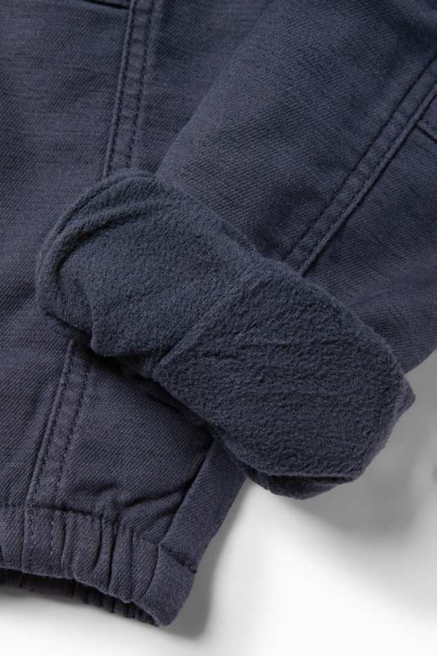 Kinder Jungen - Thermo-Cargohose - dunkelblau