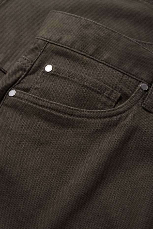 Hommes - Pantalon - regular fit - kaki