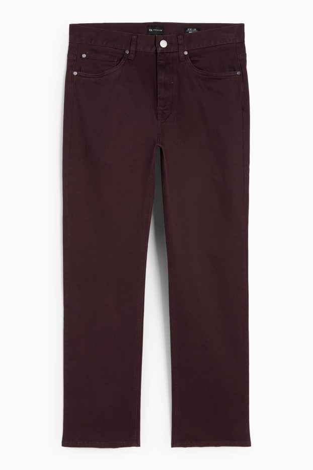 Hommes - Pantalon - regular fit - violet